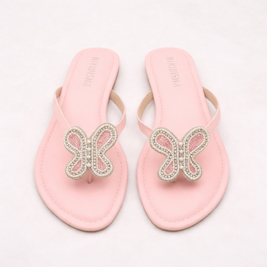 Pink Butterfly Flats