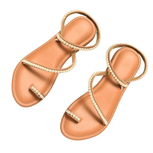 Beige Pearl Sandal