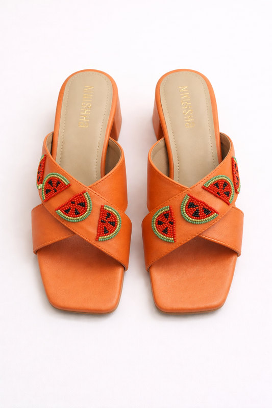 Watermelon Orange Heel