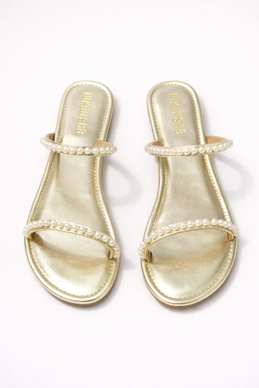Golden Soft Pearl Flats