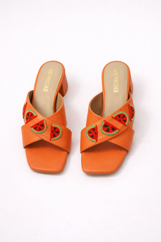 Watermelon Orange Heel