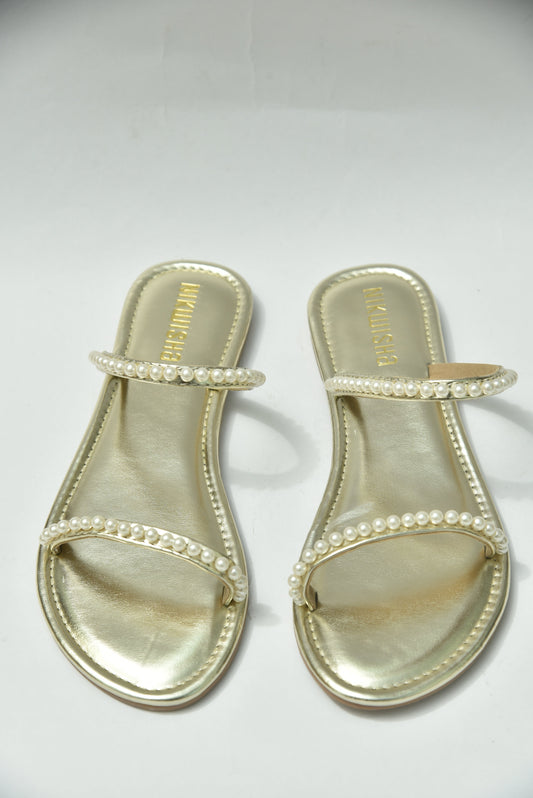 Golden Soft Pearl Flats